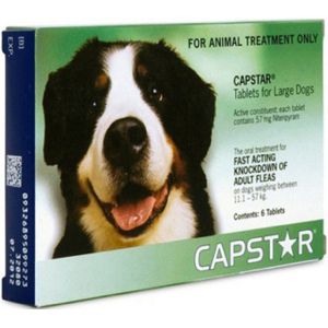 CAPSTAR PARA PERRO DE 11-57kg 6 COMPRIMIDOS