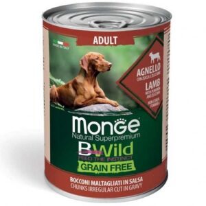 MONGE DOG HUM. BWIL AD.CORDERO G.FREE 400gr