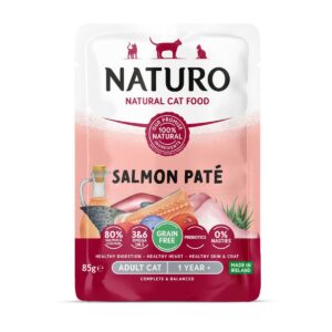 NATURO CAT PATE SALMON 85G