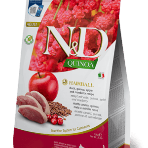 N&D CAT QUINOA HAIRBALL ADULT 1,5KG