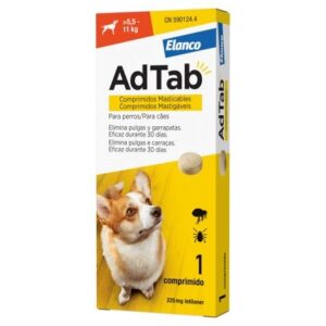ADTAB 225MG 1 COMP MASTICABLE 5,5-11KG PERRO