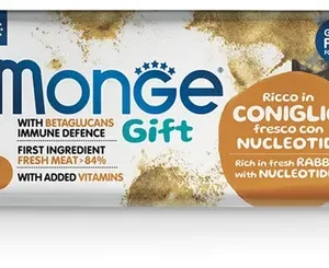 Monge Gift Perro SNACK CONEJO MONGE CON NUCLEÓTIDOS PARA PERRO 40gr