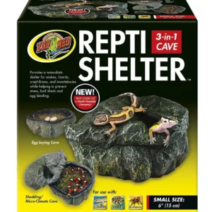 ZOOMED Repti Shelter™ 3 in 1 Cave SMALL 15CM