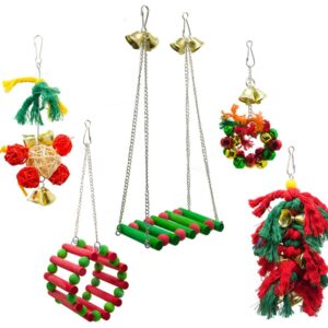 PACK 6 JUGUETES PAJARO CHRISTMAS