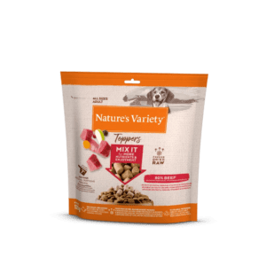 NATURE´S VARIETY TOPPERS MIX IT BEEF 120gr