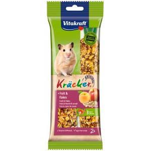 BARRITAS PARA HÁMSTER DE FRUTAS Y CEREALES 5 BOLSAS DE 2 UNIDADES